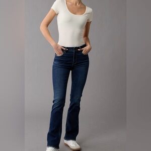 American Eagle Next Level Curvy High Waisted Skinny Kick Jean